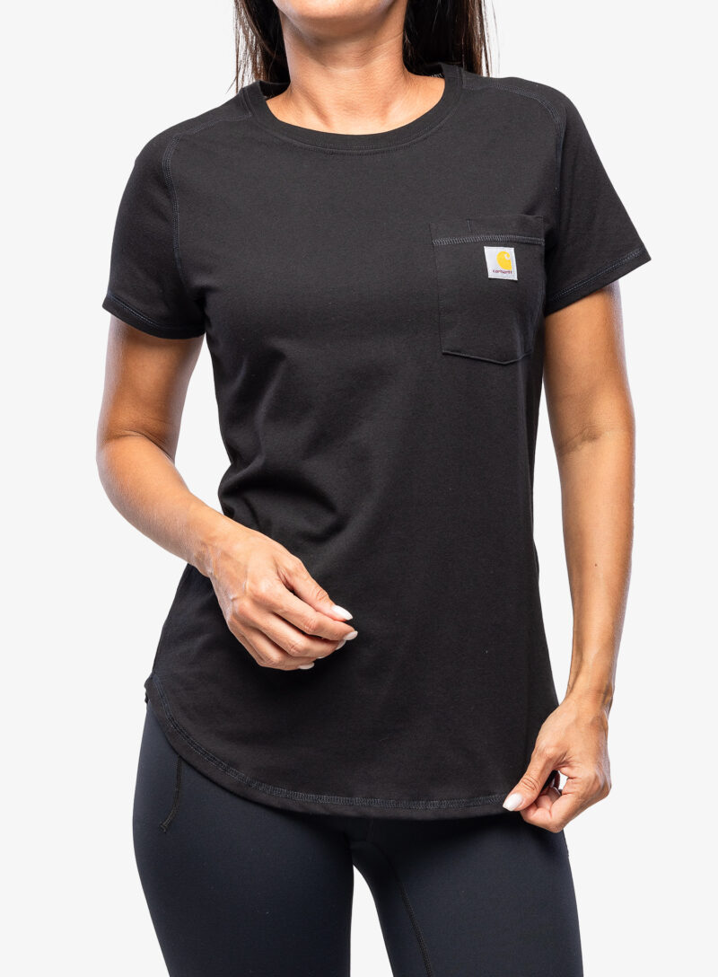 Tricou femei Carhartt Midweight S/S Pocket T-Shirt - black