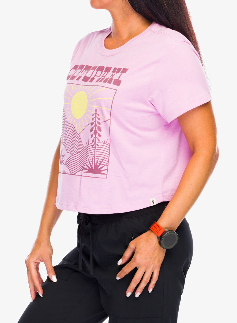 Cumpăra Tricou femei Cotopaxi Western Hills Crop T-Shirt - orchid bloom