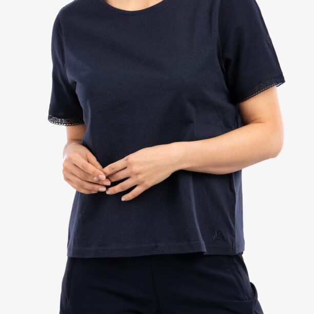 Cumpăra Tricou femei Craghoppers NosiBotanical Lavern S/S - blue navy