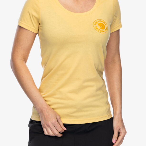 Tricou femei Fjallraven 1960 Logo T-shirt - mais yellow