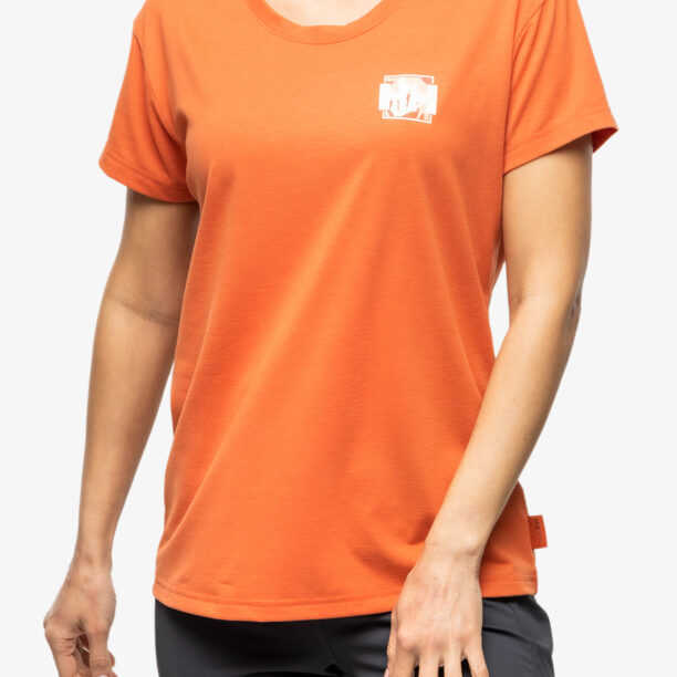 Tricou femei Helly Hansen Skog Recycled Graph - terracotta