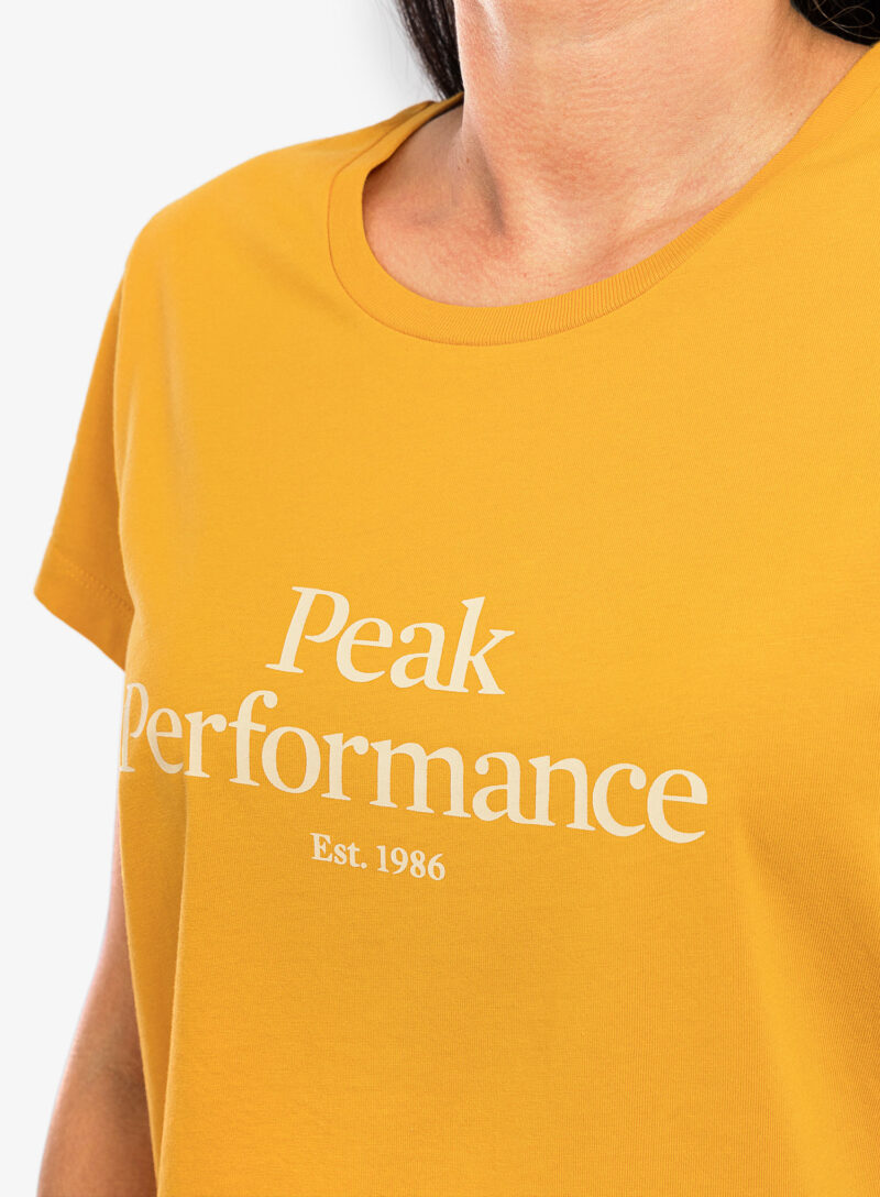 Preţ Tricou femei Peak Performance Original Tee - blaze tundra