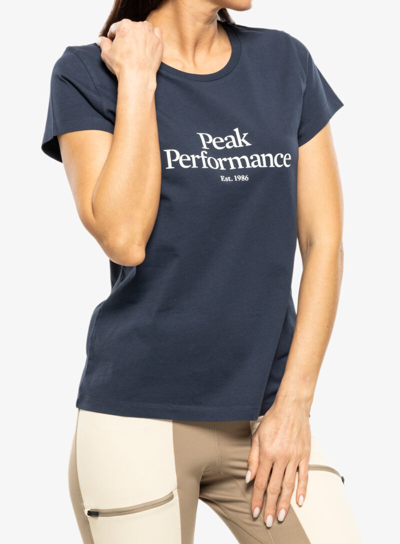 Original Tricou femei Peak Performance Original Tee - blue shadow