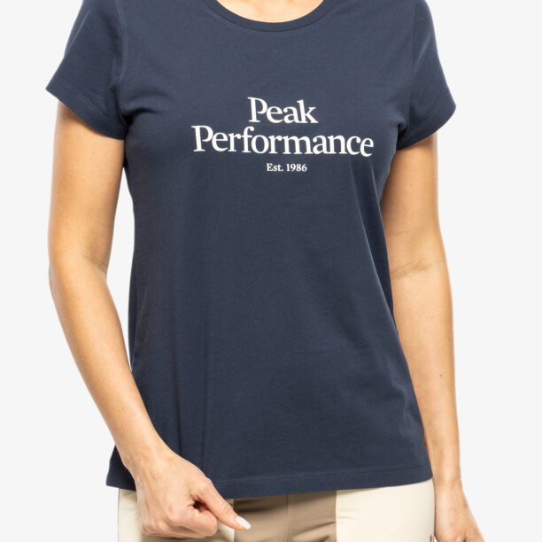 Tricou femei Peak Performance Original Tee - blue shadow