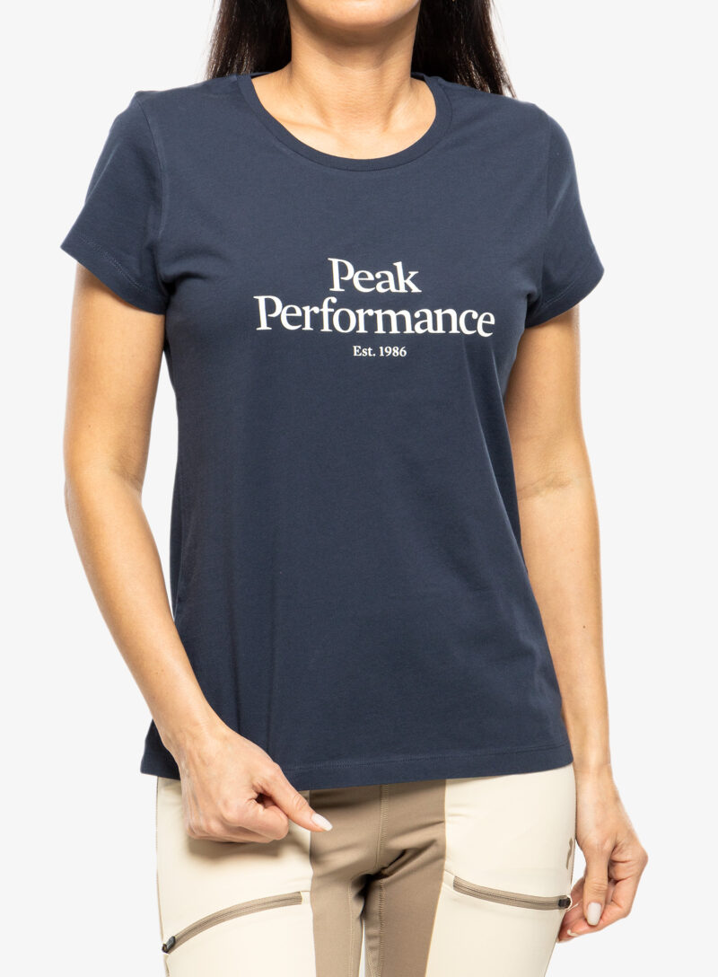 Tricou femei Peak Performance Original Tee - blue shadow