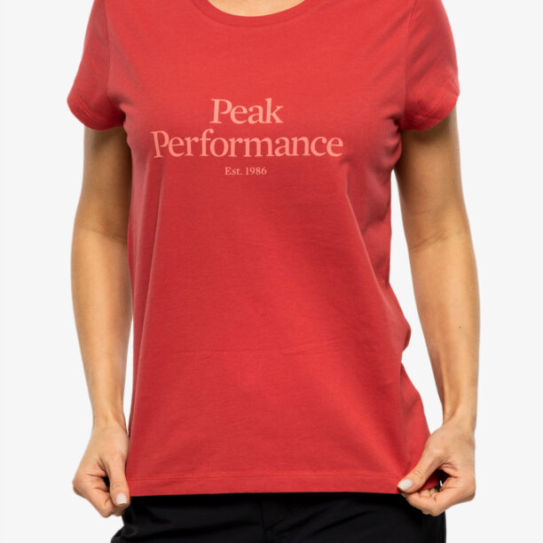 Cumpăra Tricou femei Peak Performance Original Tee - softer red