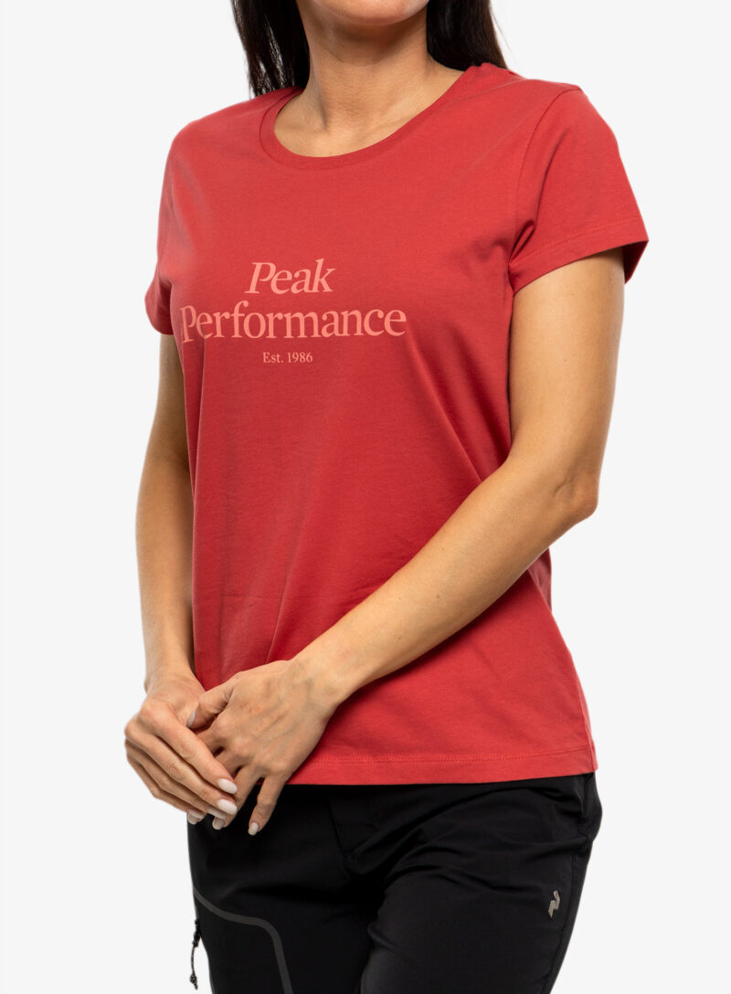 Preţ Tricou femei Peak Performance Original Tee - softer red