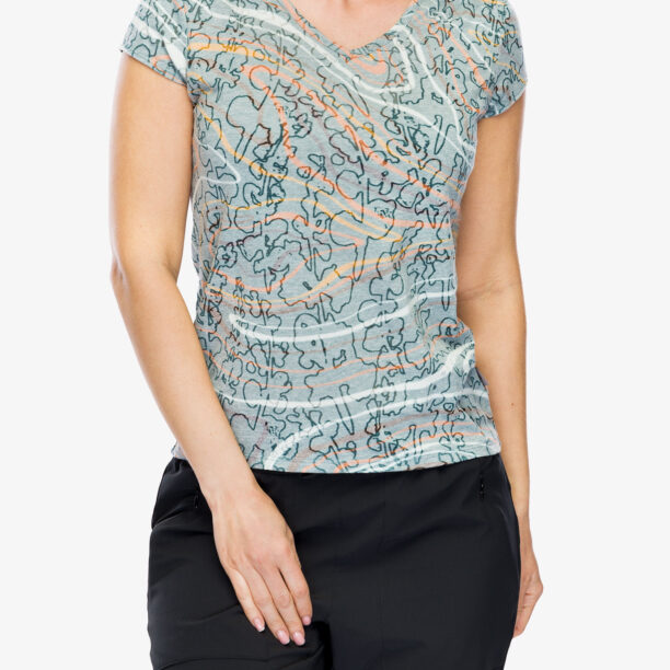 Tricou femei Royal Robbins Featherweight Tee - sea pine tidal pt