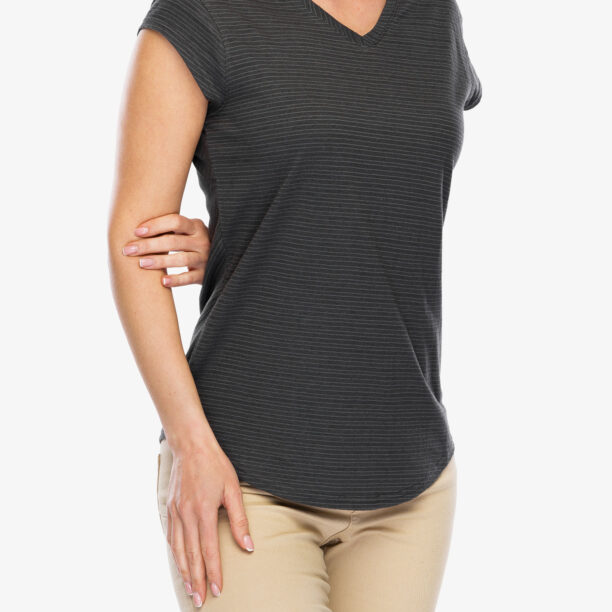 Cumpăra Tricou femei Royal Robbins Vacationer V-Neck SS - asphalt str