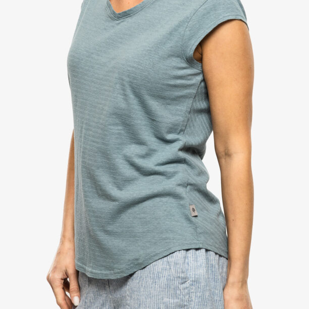 Cumpăra Tricou femei Royal Robbins Vacationer V-Neck SS - lt slate