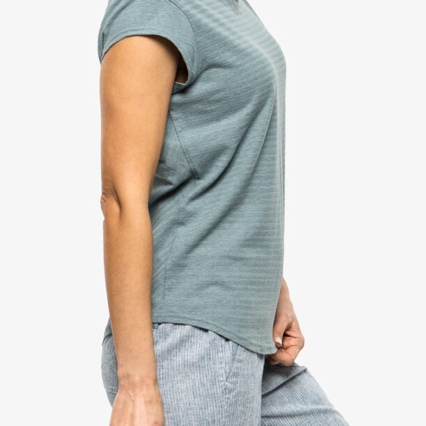 Preţ Tricou femei Royal Robbins Vacationer V-Neck SS - lt slate