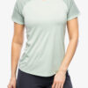 Tricou femei Salomon Outline - aqua form/green