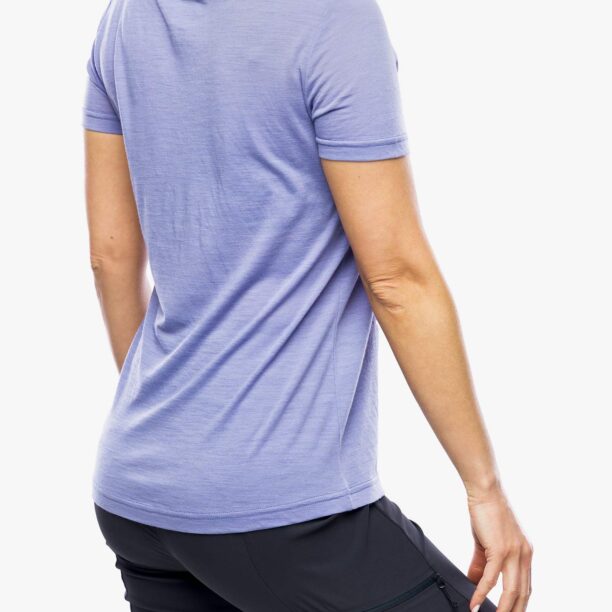 Preţ Tricou femei Super.natural Arabesque Tee - blue violet/fresh white