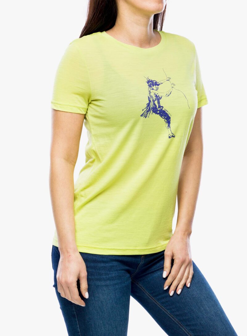 Cumpăra Tricou femei Super.natural Fingers Matter Tee - wild lime/deep blue