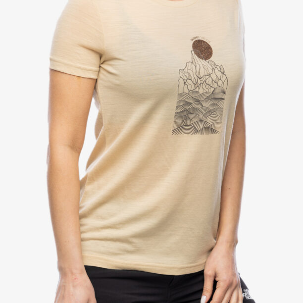 Cumpăra Tricou femei Super.natural Preikestolen Cliffs Tee - semolina/canteen/copper