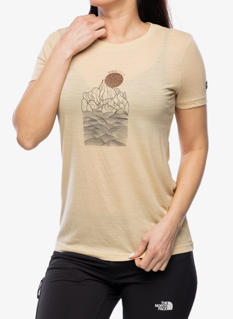 Original Tricou femei Super.natural Preikestolen Cliffs Tee - semolina/canteen/copper