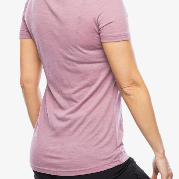 Preţ Tricou femei Super.natural Tied By Heart Tee - orchid/feather grey/blueberry