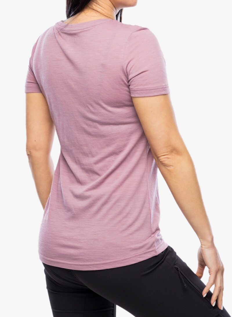 Preţ Tricou femei Super.natural Tied By Heart Tee - orchid/feather grey/blueberry