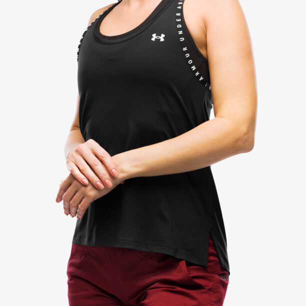 Cumpăra Tricou femei Under Armour Knockout Tank - black/black/white