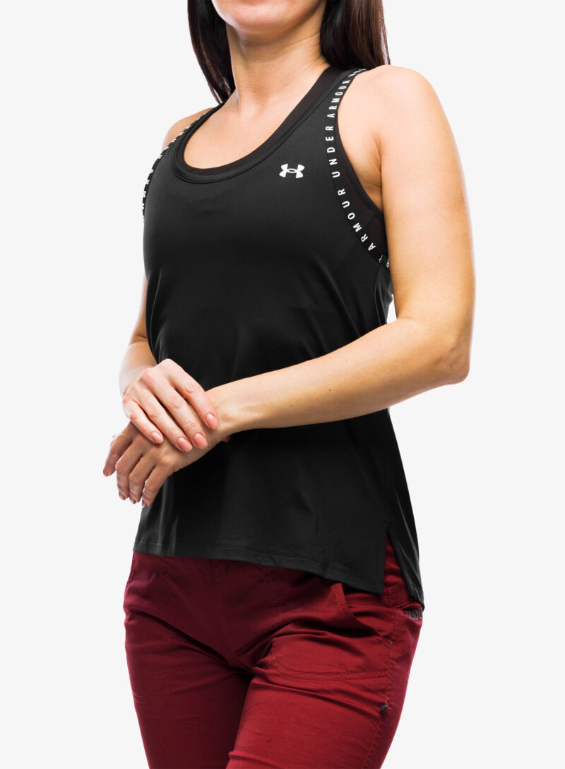 Cumpăra Tricou femei Under Armour Knockout Tank - black/black/white