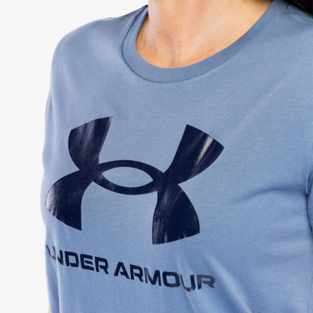 Original Tricou femei Under Armour Live Sportstyle Graphic SSC - mineral blue/midnight navy