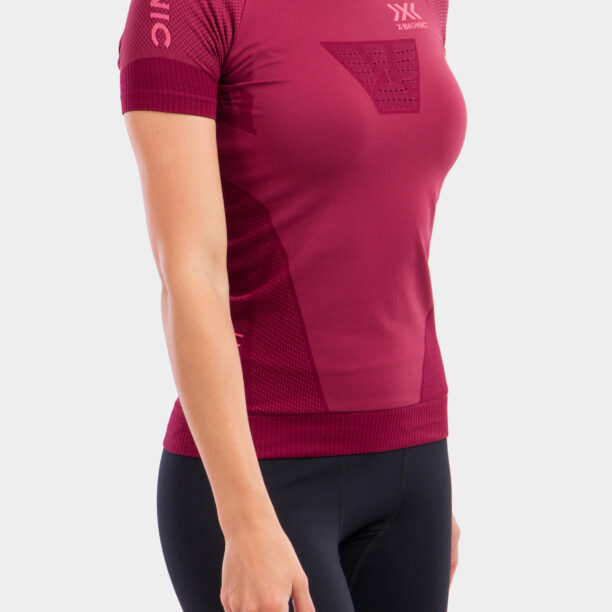 Preţ Tricou femei X-Bionic Invent 4.0 Run Speed - namib red/neon flamingo