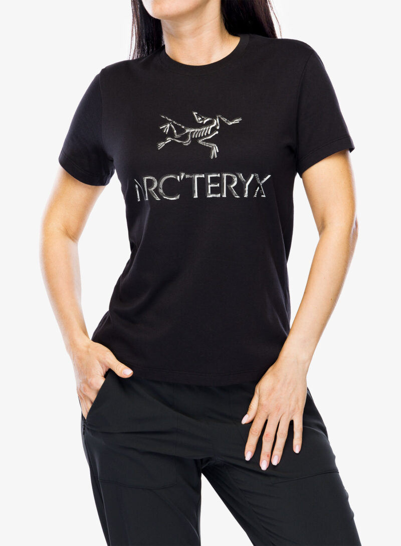 Tricou femei bumbac Arcteryx ArcWord Cotton T-Shirt SS - black