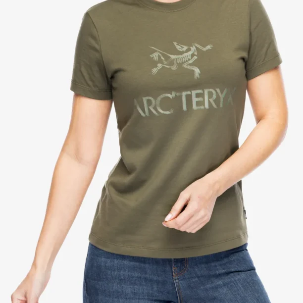 Tricou femei bumbac Arcteryx ArcWord Cotton T-Shirt SS - tatsu/forage