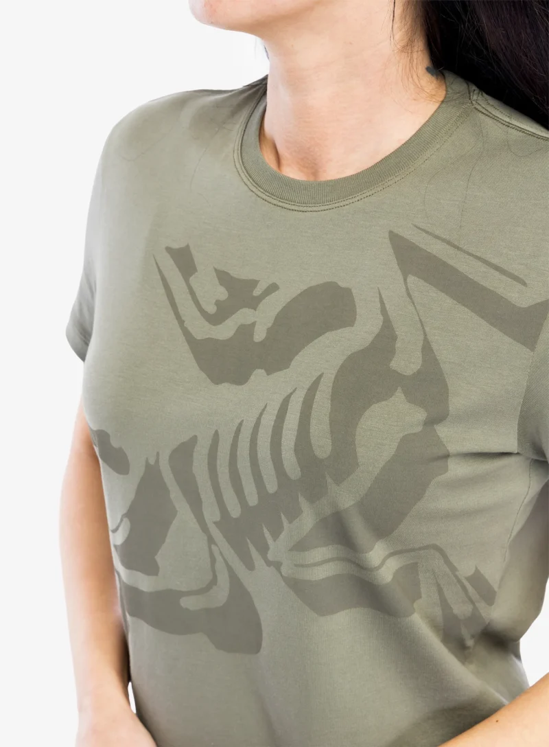 Original Tricou femei bumbac Arcteryx Bird Cotton T-Shirt - forage