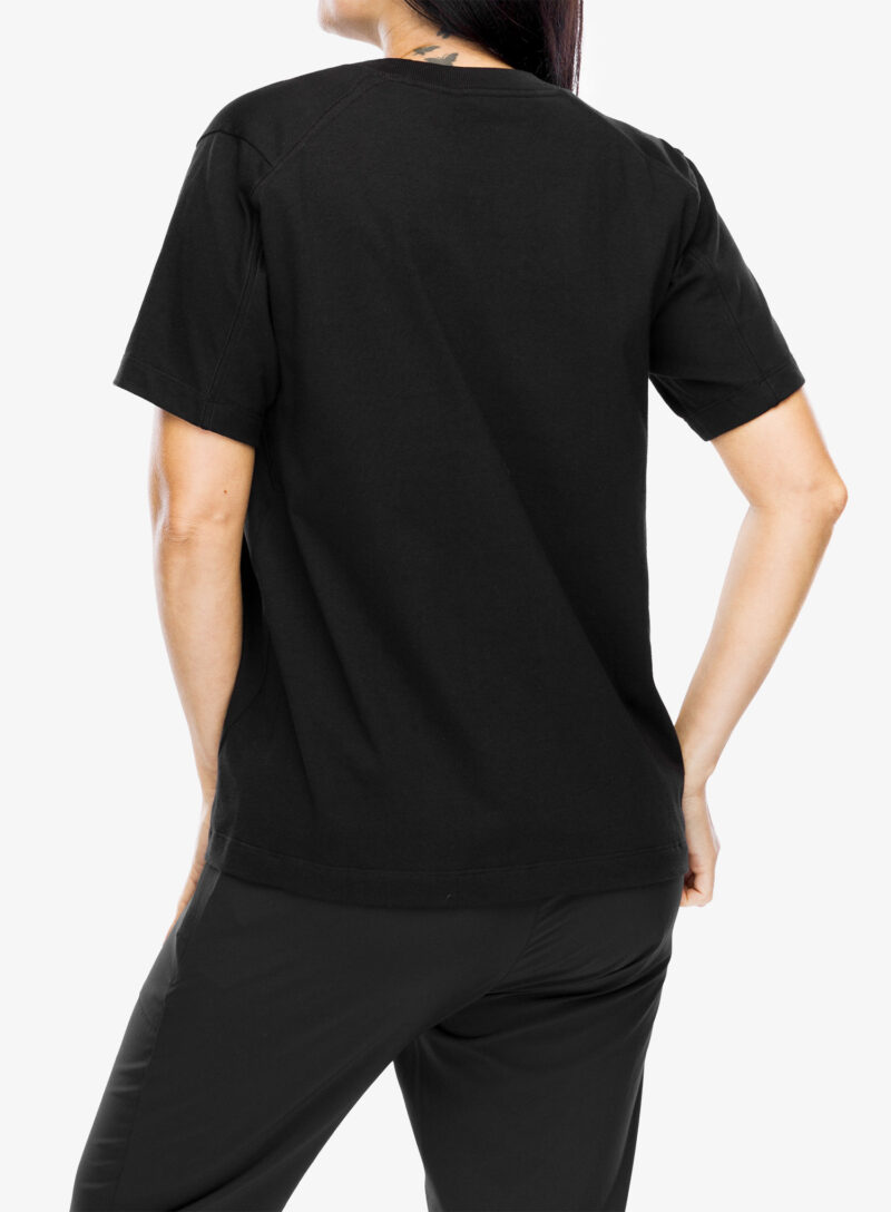 Tricou femei bumbac Arcteryx Kragg Cotton Little Bird Crew SS - black/black preţ