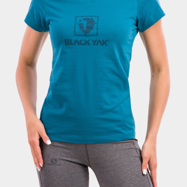 Cumpăra Tricou femei bumbac BlackYak Senepol Classic Logo - lyons blue