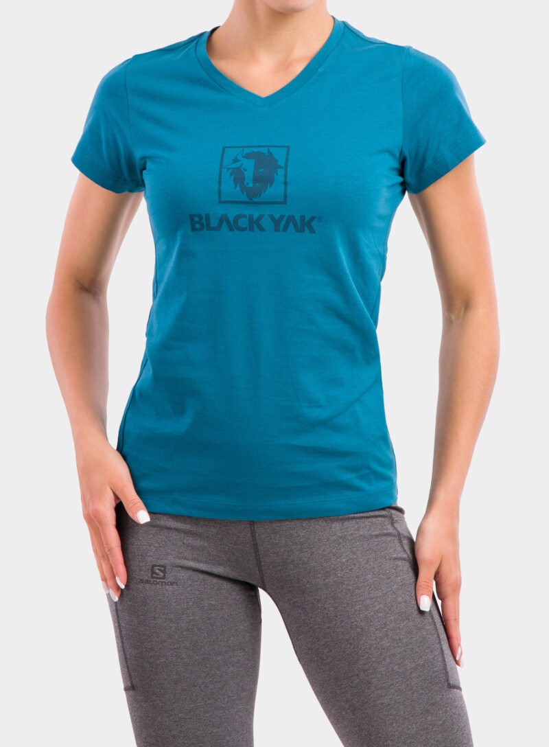 Cumpăra Tricou femei bumbac BlackYak Senepol Classic Logo - lyons blue