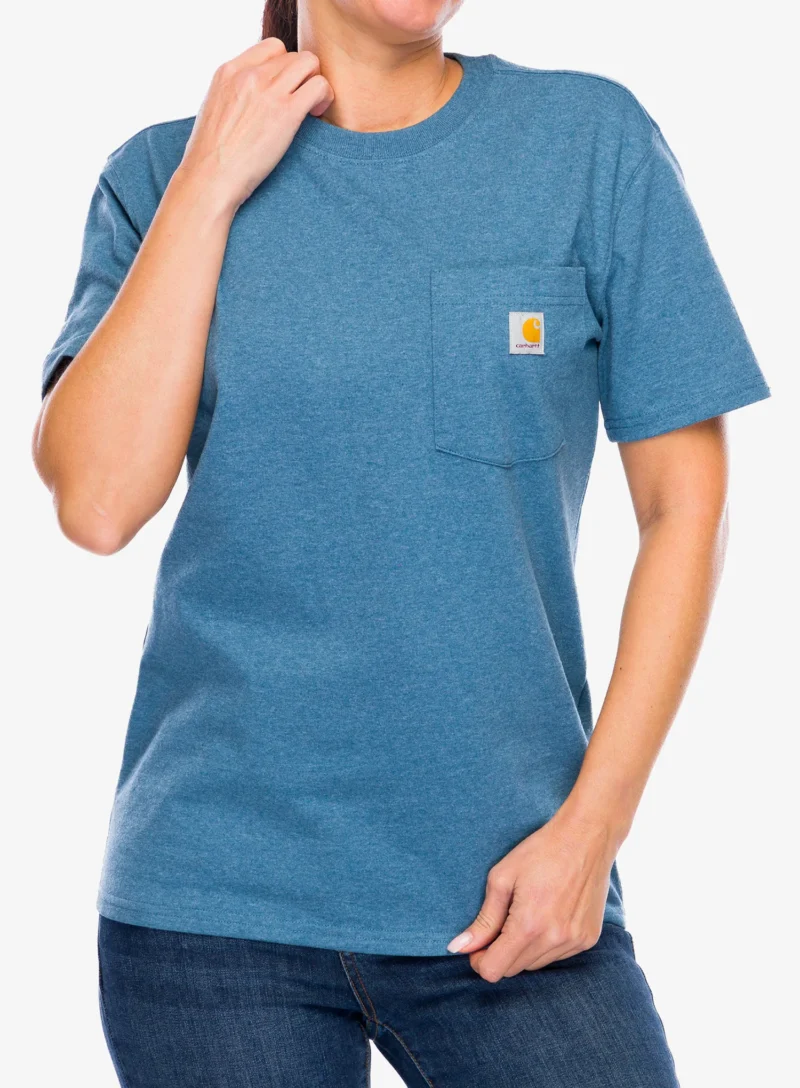 Cumpăra Tricou femei bumbac Carhartt Workwear Pocket S/S T-Shirt - thundercloud heather