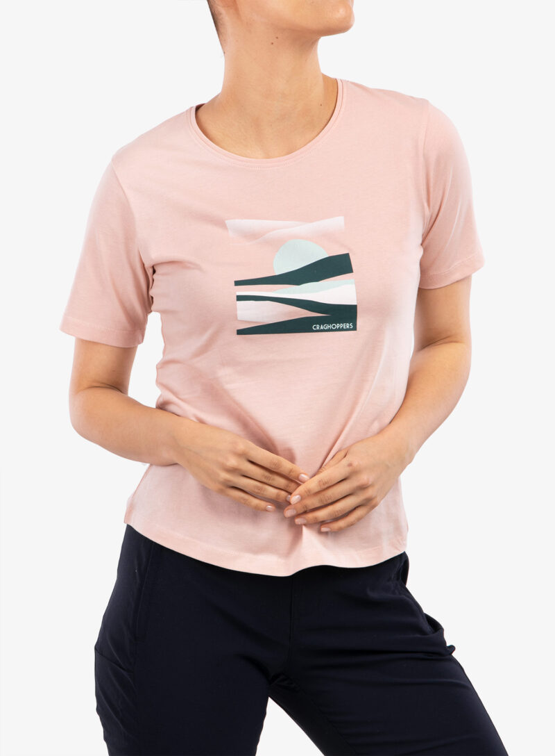 Cumpăra Tricou femei bumbac Craghoppers Ally S/S T-Shirt - pink clay sunset