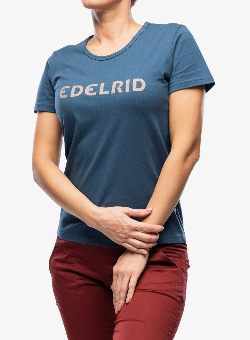 Cumpăra Tricou femei bumbac Edelrid Corporate T-Shirt II - petrol/navy