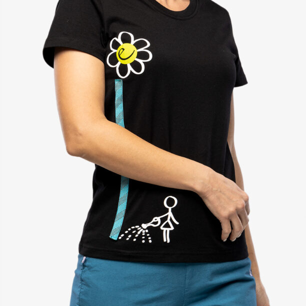 Cumpăra Tricou femei bumbac Edelrid Wo Rope T-Shirt II - flower