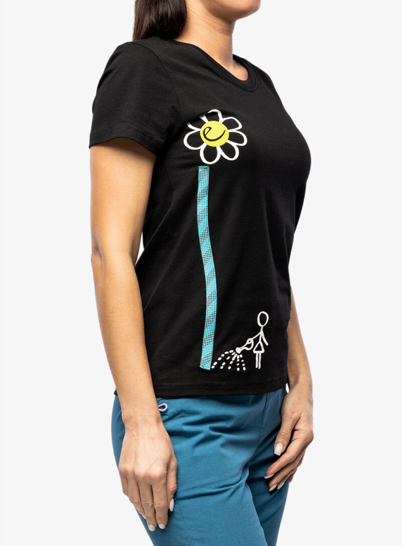 Tricou femei bumbac Edelrid Wo Rope T-Shirt II - flower