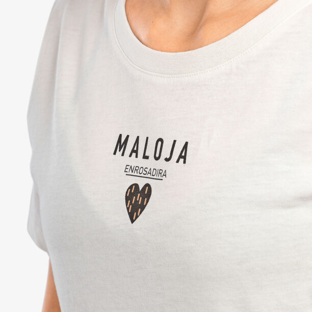 Original Tricou femei bumbac Maloja Planbell - glacier milk