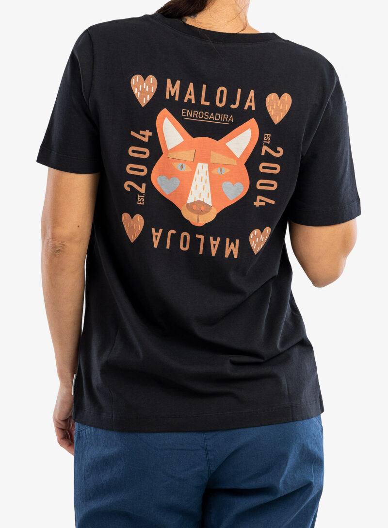 Tricou femei bumbac Maloja Planbell - moonless preţ