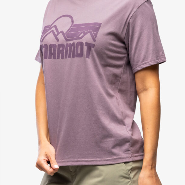 Cumpăra Tricou femei bumbac Marmot Coastal Tee SS - hazy purple