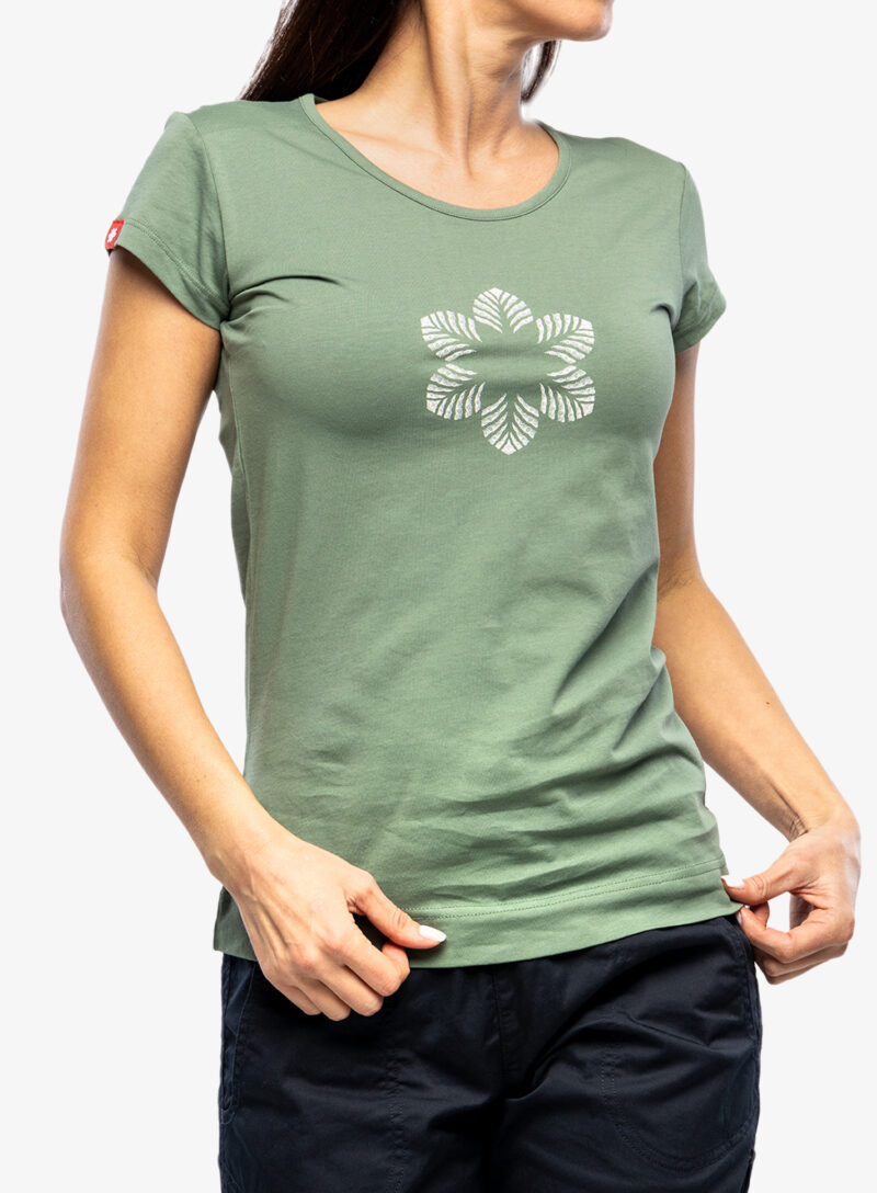 Cumpăra Tricou femei bumbac Ocun Classic T Organic Flower - green duck