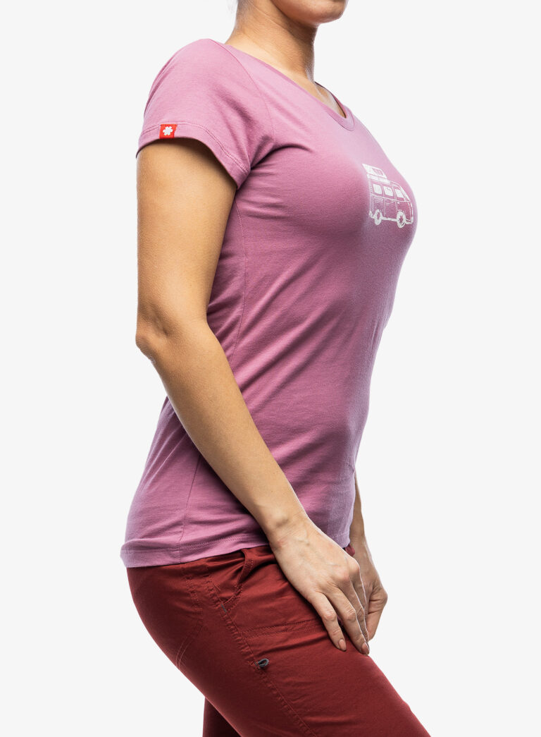 Preţ Tricou femei bumbac Ocun Classic T - pink mellow mauve van