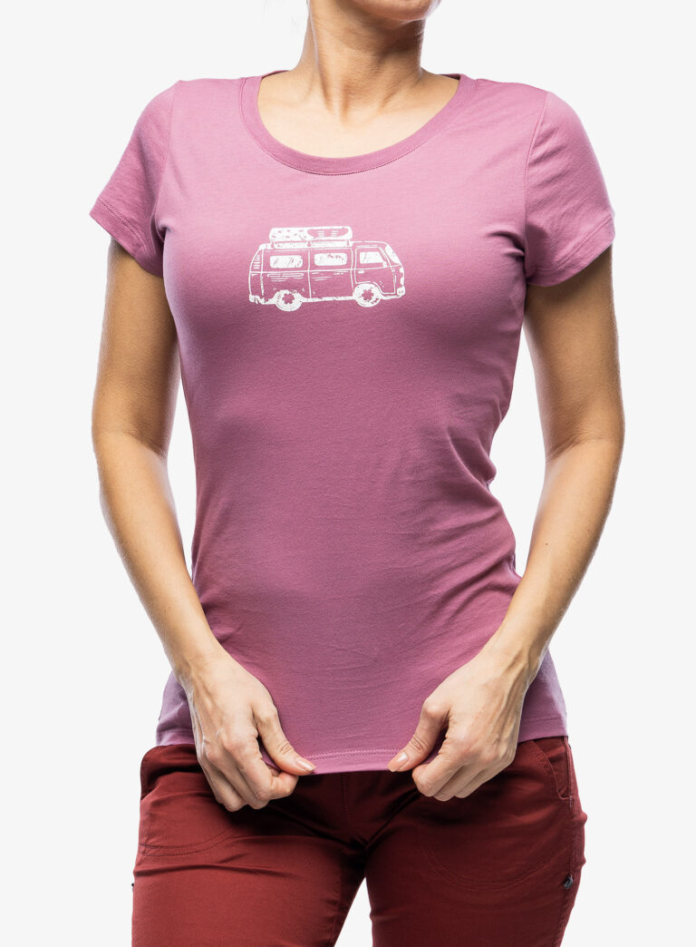 Tricou femei bumbac Ocun Classic T - pink mellow mauve van