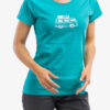 Tricou femei bumbac Ocun Raglan T - green porcelain van