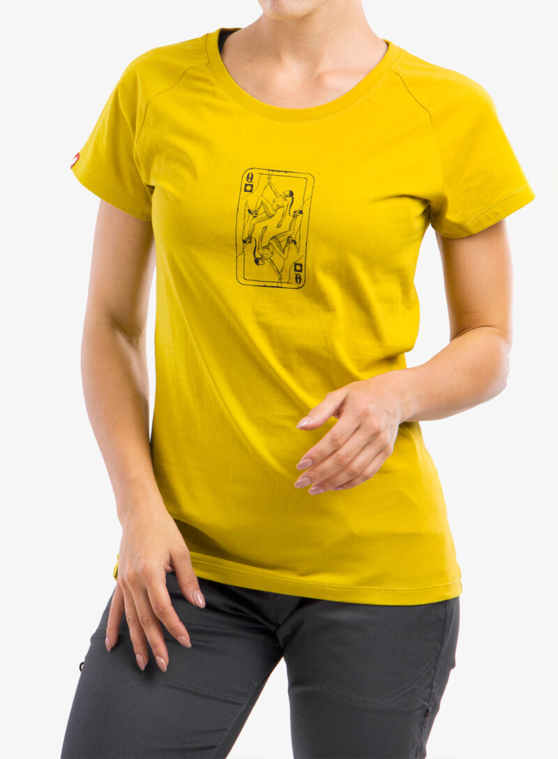 Cumpăra Tricou femei bumbac Ocun Raglan T - yellow antique moss queen