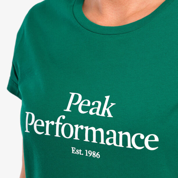 Original Tricou femei bumbac Peak Performance Original Tee - green ivy