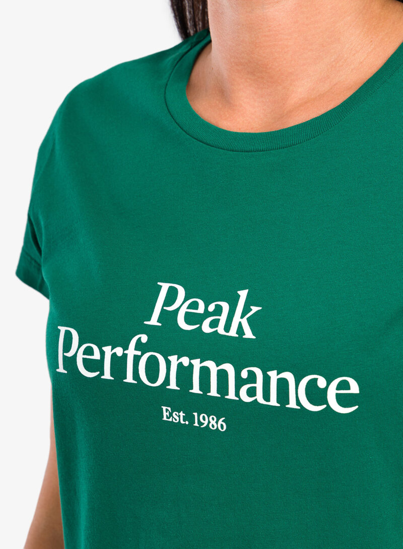 Original Tricou femei bumbac Peak Performance Original Tee - green ivy