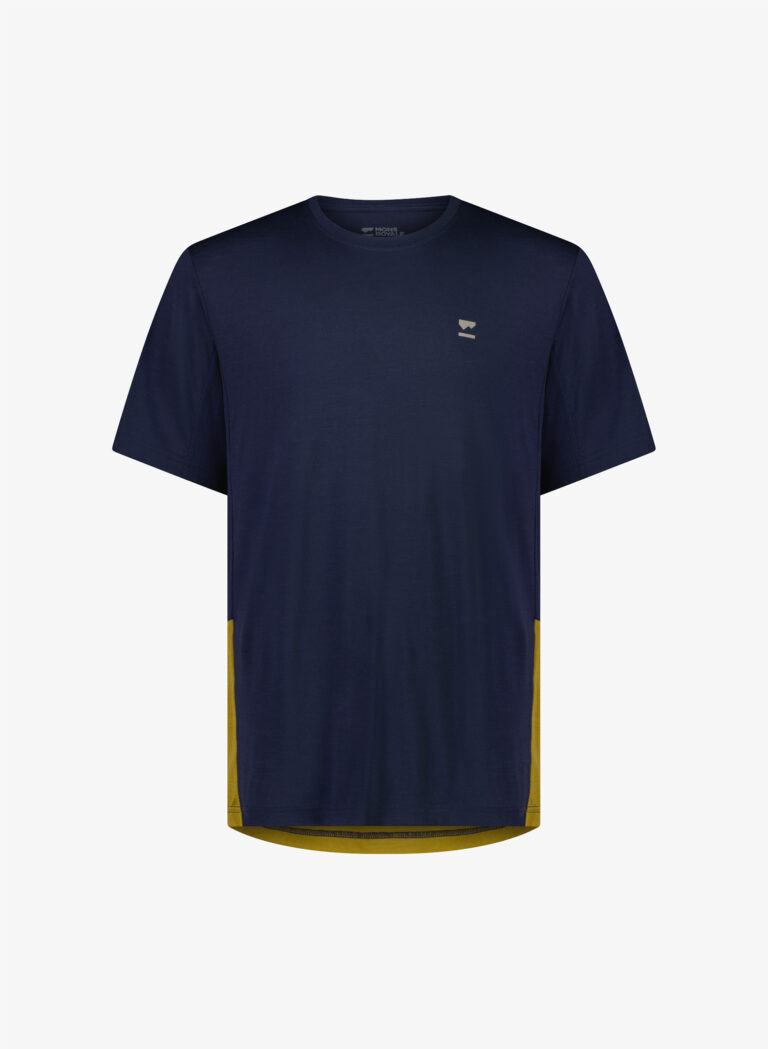 Cumpăra Tricou lana merinos Mons Royale Tarn Merino Shift T-Shirt - cumin/midnight