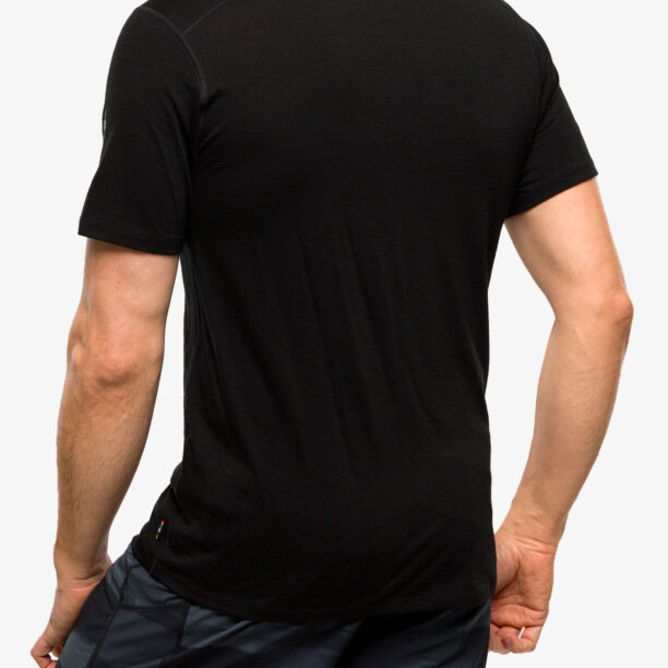 Tricou lana merinos Smartwool Merino Short Sleeve Tee - black preţ