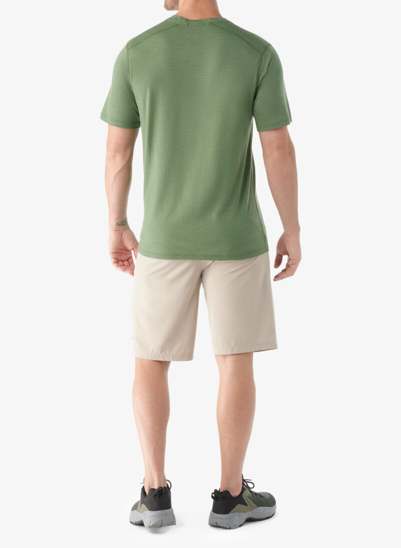 Tricou lana merinos Smartwool Merino Short Sleeve Tee - fern green preţ